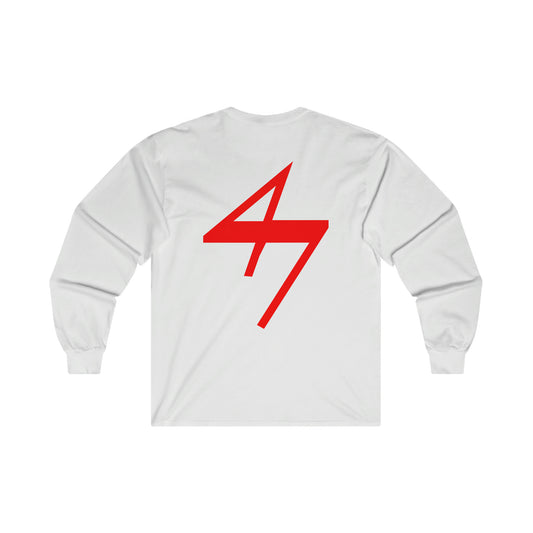 ALIVE+ Long Sleeve Tee, Red