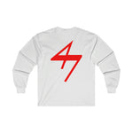 ALIVE+ Long Sleeve Tee, Red