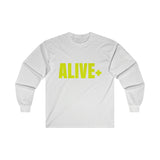 ALIVE+ Long Sleeve Tee, Yellow