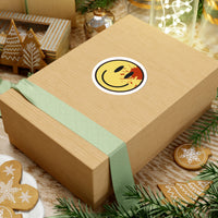 See You Soon Happy Face Kiss-Cut Sticker