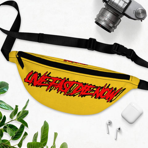 LIVE FAST DIE NOW - Yellow Fanny Pack