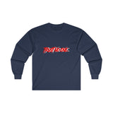 Trust No One White Outline Long Sleeve Tee