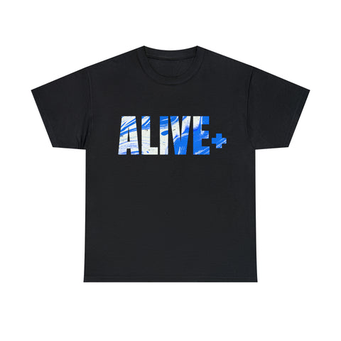 ALIVE+ Paint Mixer T-shirt, Sky Blue