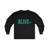 ALIVE+ Long Sleeve Tee, Teal